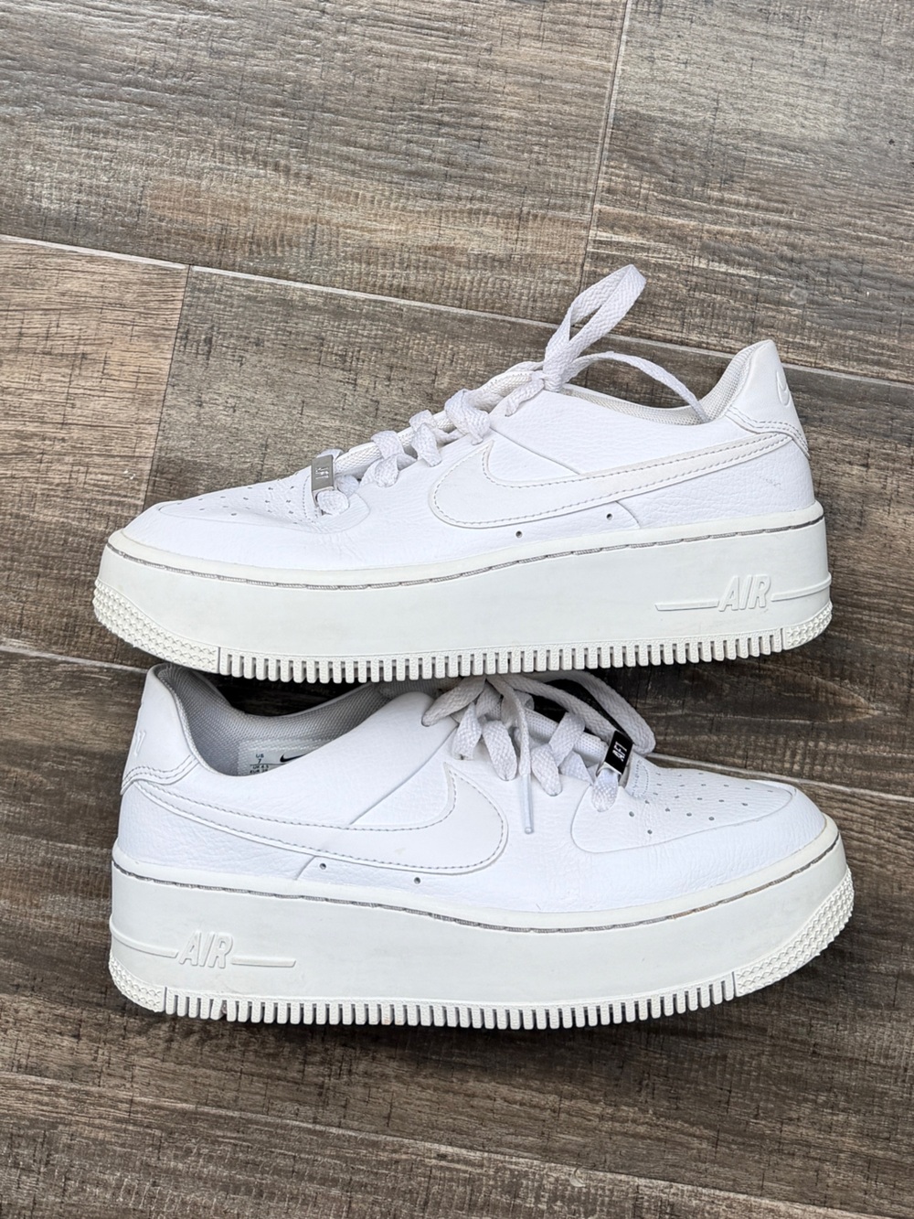 Nike Air Force 1 Sage Low Triple White Women's 7